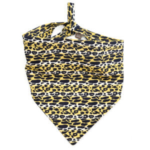 leopard print dog bandana