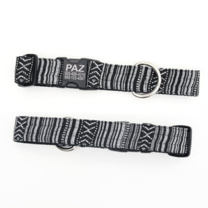 Paz wide dog collar