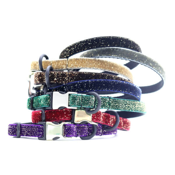glitter toy dog collars