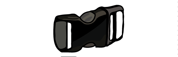 buckle illustration plastic