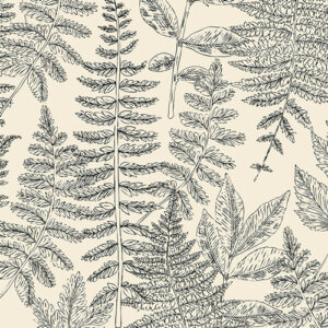 botanica swatch canvas leaf print