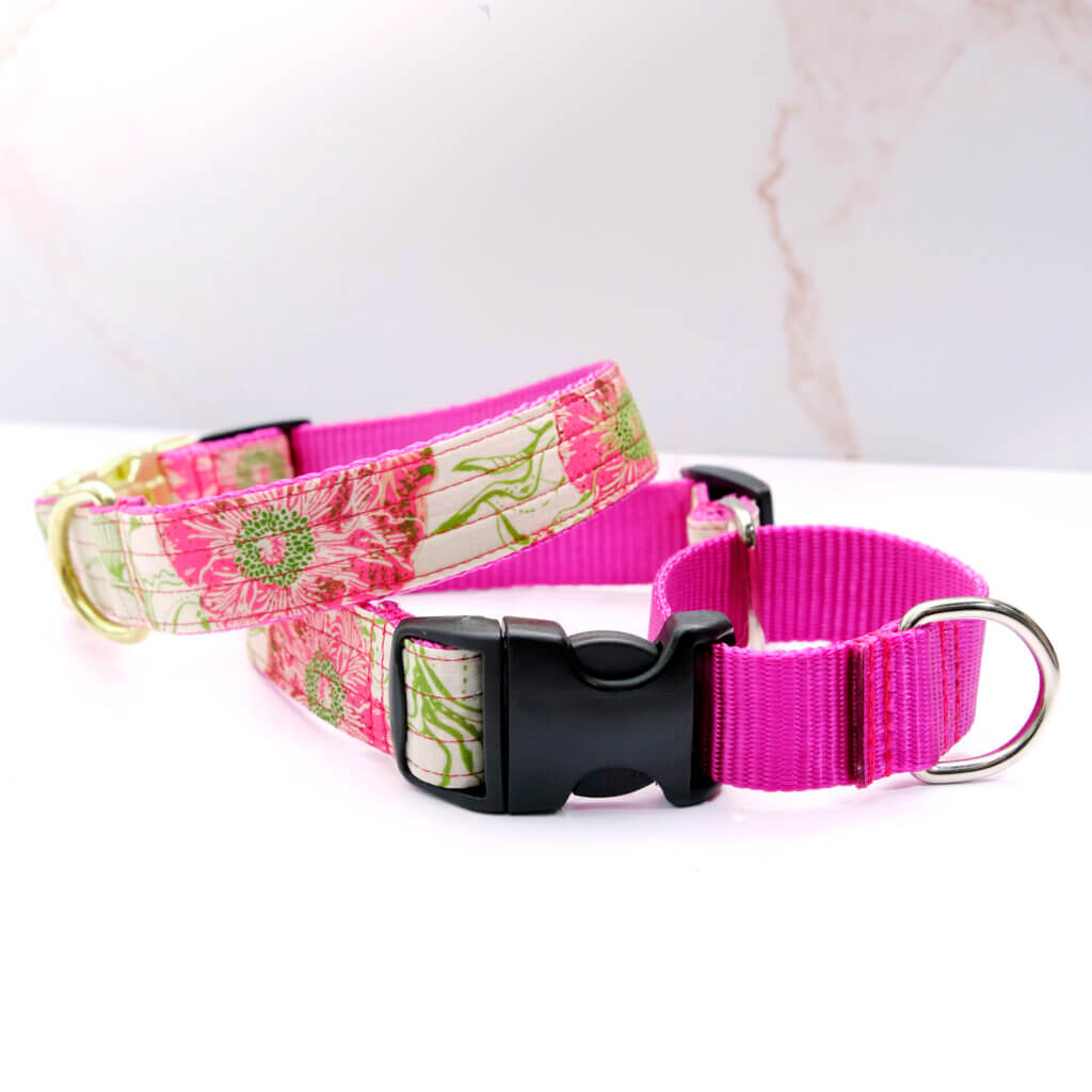 Fabric Martingale Dog Collars Custom & Personalized