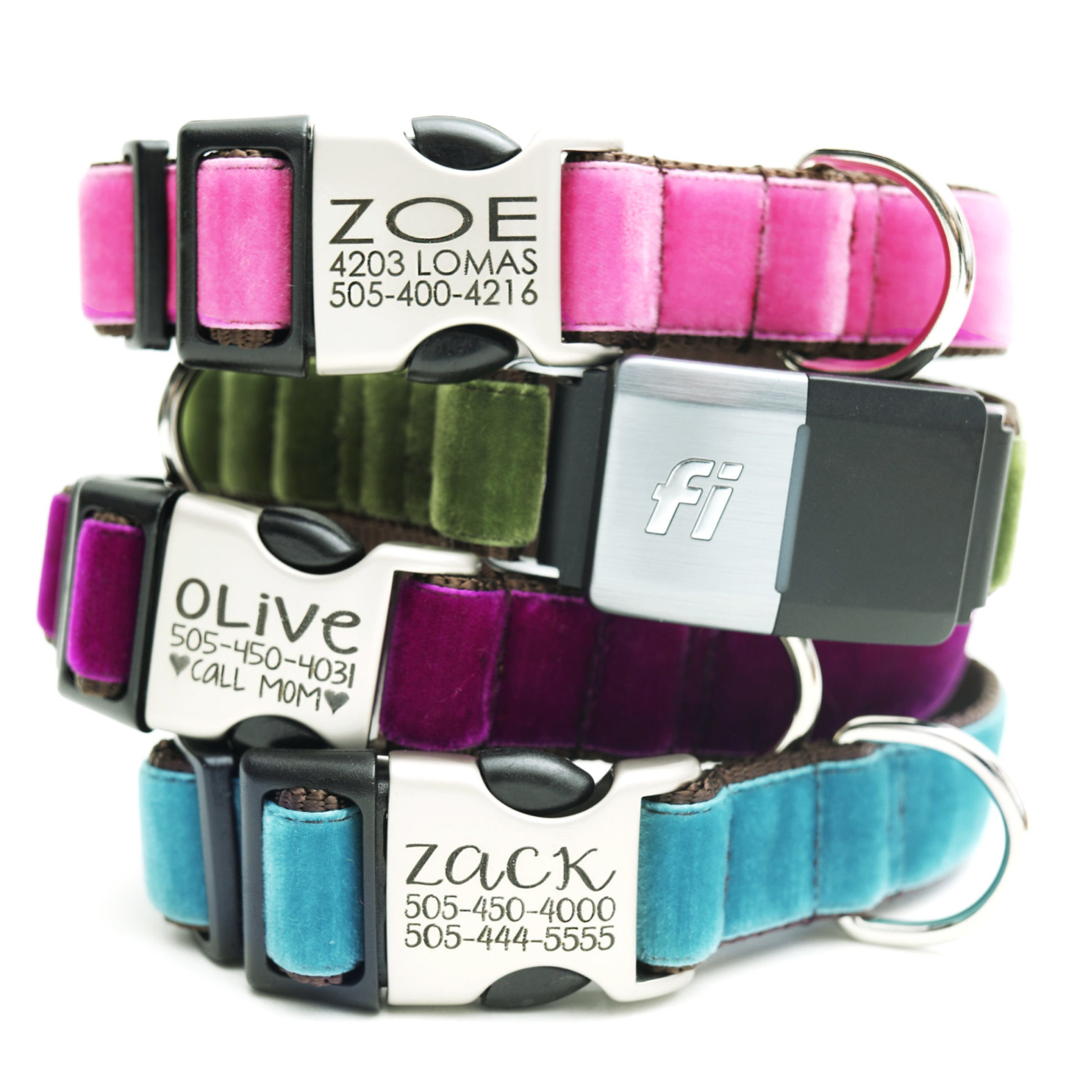 Fi Dog Collar Bands Compatible & Replacement Bands Mimi Green