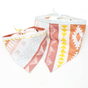 Horizon native print dog bandana