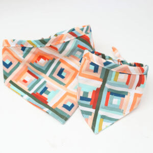 lolli geometric dog bandana girl dog