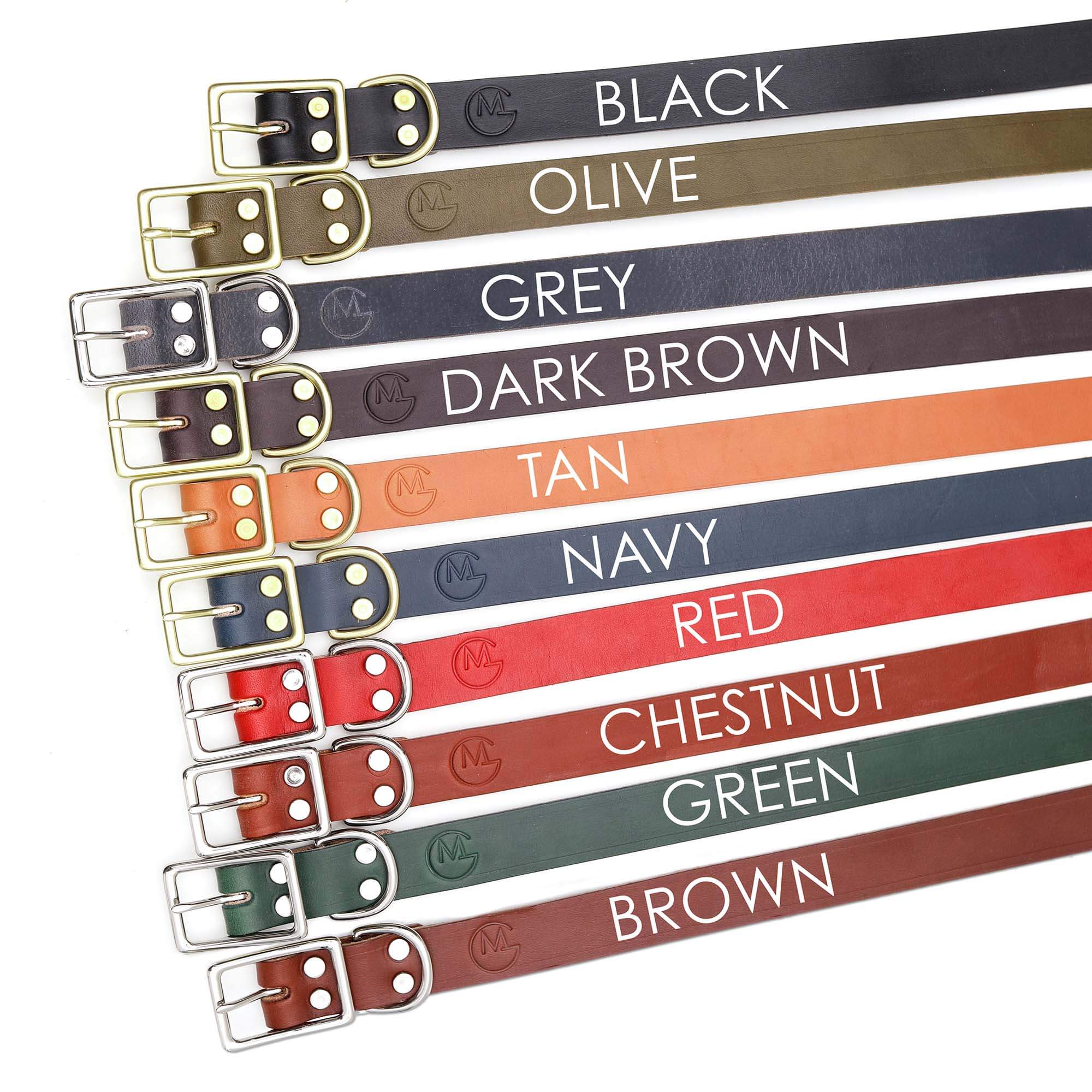 new leather color chart
