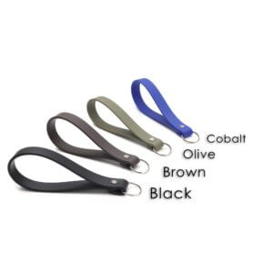 waterproof biothane wristlet keychain colors