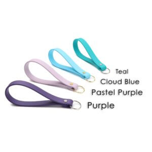 waterproof biothane wristlet keychain colors