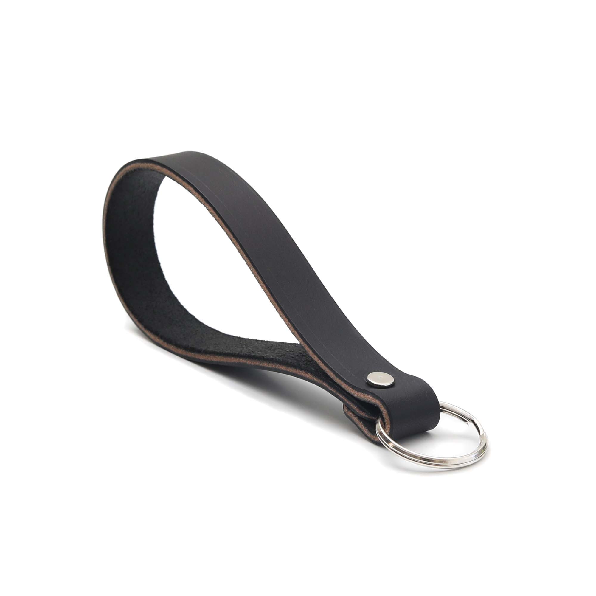 Leather Wristlet Keychain (12 Colors) Made in the USA