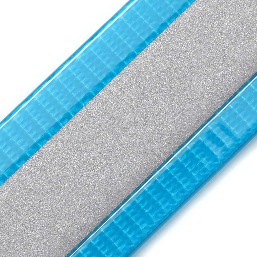 blue biothane reflective swatch