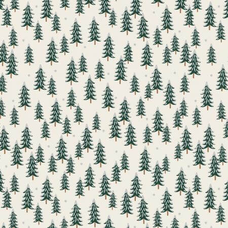 Metallic Trees on White