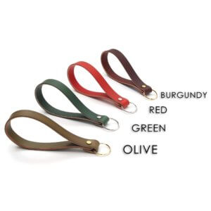 leather wristlet keychain color chart