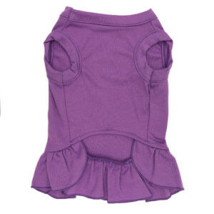 purple dog dress