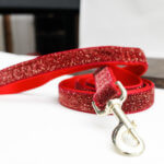 glitter velvet leash starlight