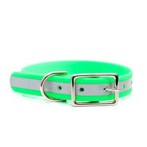 neon green matte reflective belt buckle