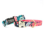 'Lacey' Dog Collar - Optional Laser Engraved Personalized Buckle