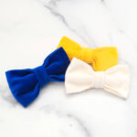 Velveteen Dog Collar Bow Tie for Ukraine