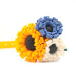 Sunflower for Ukraine Dog Collar Corsage
