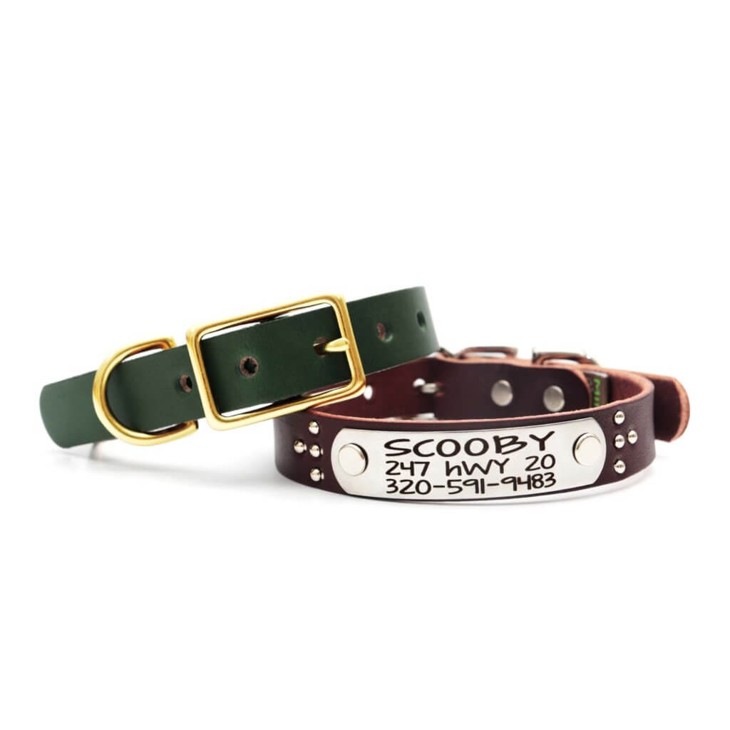 Leather Dog Collars Custom, Personalized & Handmade