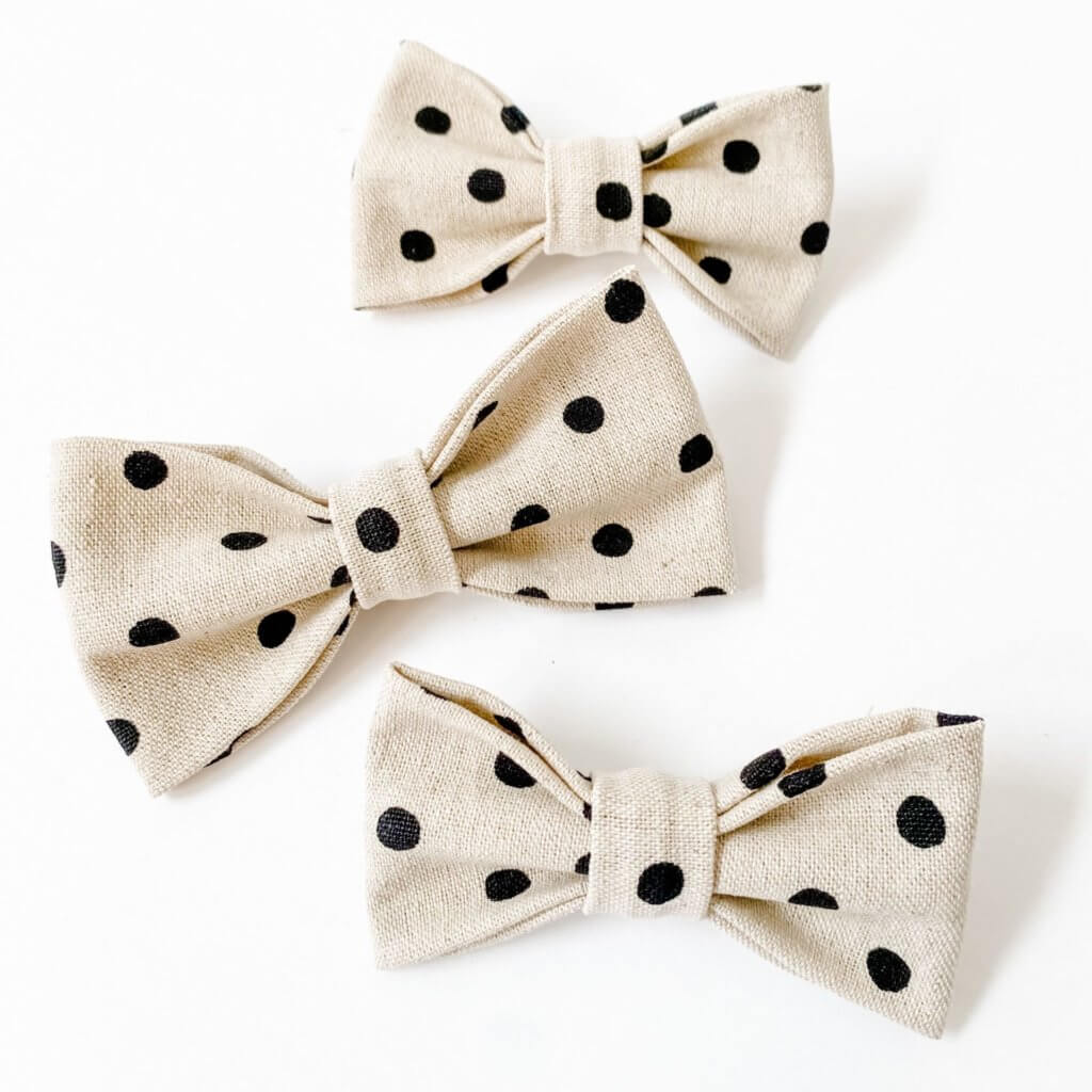 designer dog bow ties