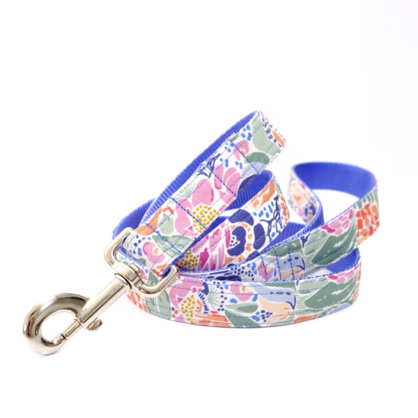 lana canvas dog leash floral