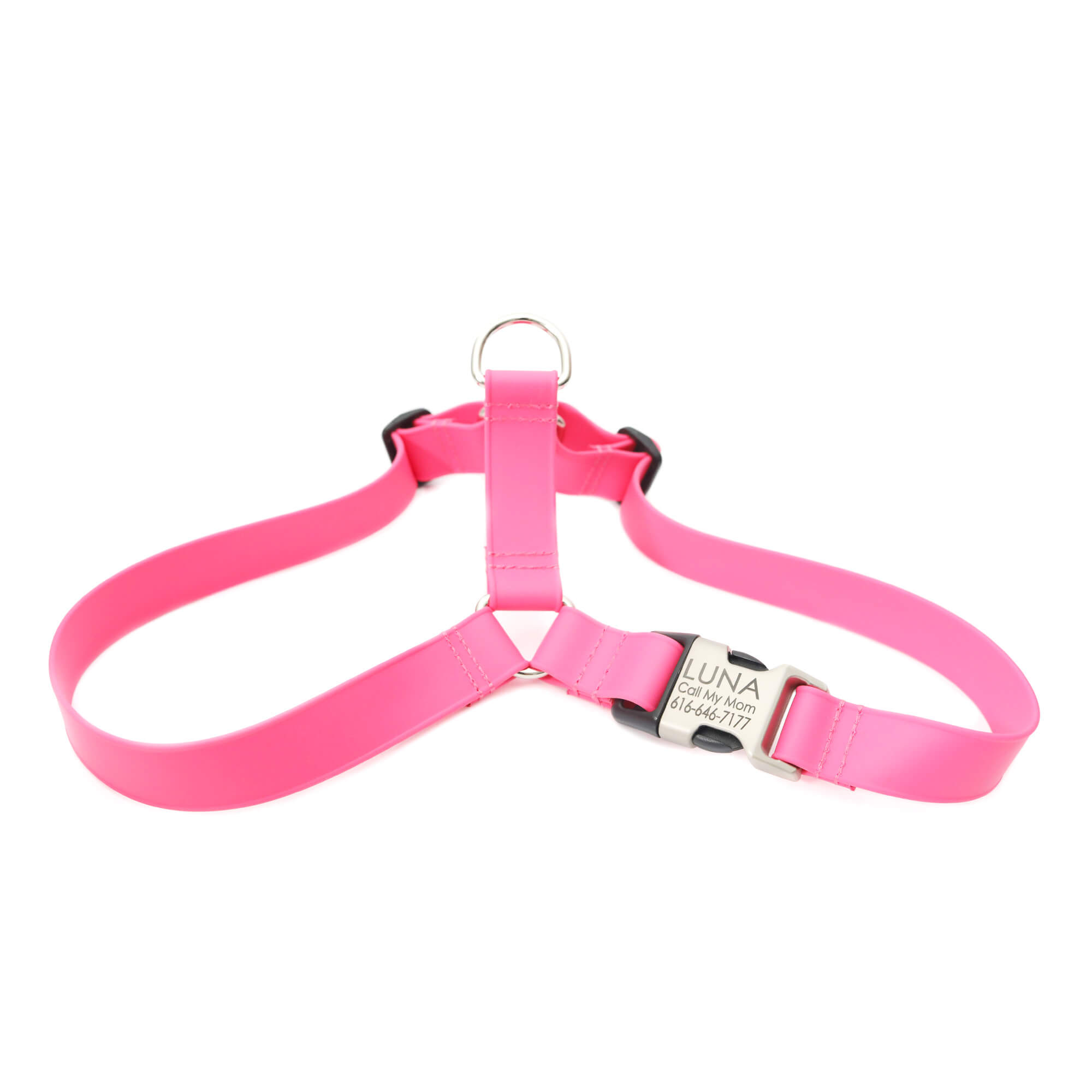 pink lightweight waterproof easy on harness