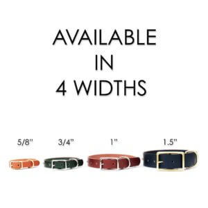 widths chart leather studded
