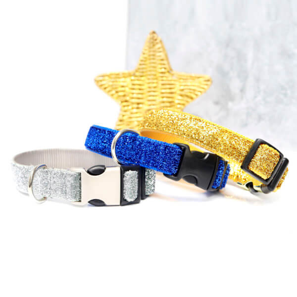 glitter dog collars 4th of july