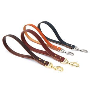 leather traffic lead leashes
