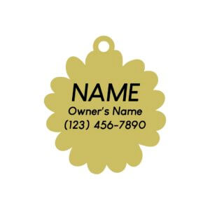 Daisy Dog ID tag back