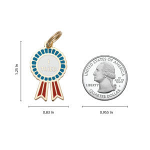 I tried dog id tag size