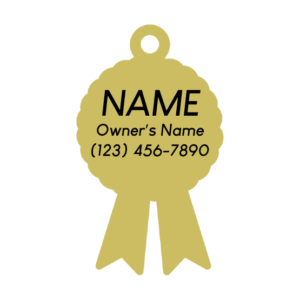 I tried back view id tag