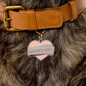 daddy's girl dog id tag