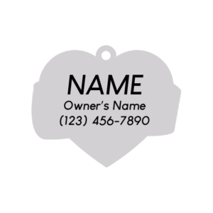 mama's boy dog id tag