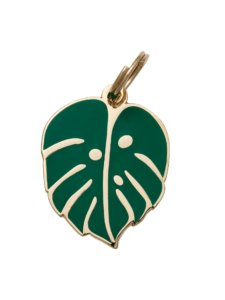 Engraved ID Tag - TwoT Monstera