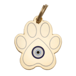 Evil Eye Paw Dog ID Tag