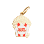 'What's Poppin?' Popcorn Dog ID Tag