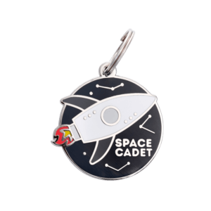 Space Cadet Dog ID tag