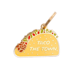 'Taco the Town' Funny Dog ID Tag