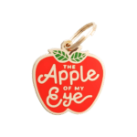 'Apple of My Eye Gold' Dog Tag