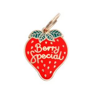 Strawberry Dog ID Tag Berry Special