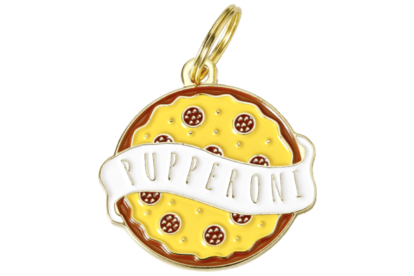 Pupperoni dog ID tag main