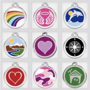 Enamel Dog ID Tags by Red Dingo