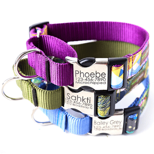 Hemp Dog Harness - (Red, Blue, Green, Black, Beige, or Pink) —