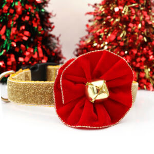 jingle all the way collar flower velvet