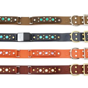 1.5 leather studded fi compatible belt buckle durango kid