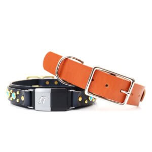 1.5 leather studded fi compatible belt buckle durango kid navy tan