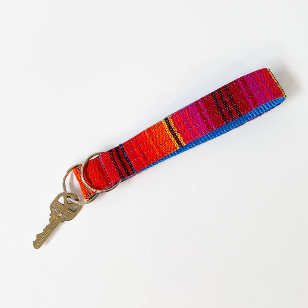 Fiesta key fob chain Guatemalan