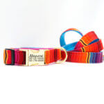 Fiesta Guatemalan Fabric Dog Collar - Laser Engraved Buckle