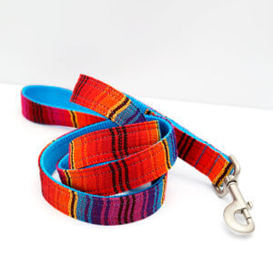 colorful fiesta Guatemalan dog leash